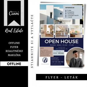 Offline FLYER 01 - 1x Leták OPEN HOUSE - Stiahnite si a vytlačte