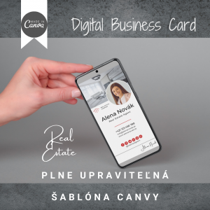 Business Card - Digitálna vizitka Realitného Makléra - IG Stories