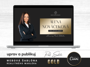 Webová šablóna pre realitných maklérov