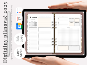 Digitálny plánovač 2025 – kompatibilný s Goodnotes | Notability